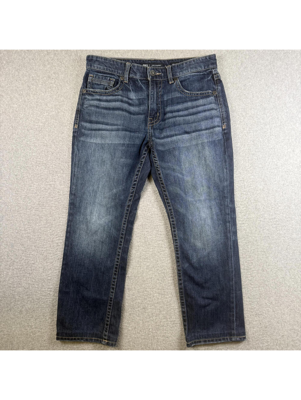 BKE Men's Size 30x30 Medium Wash Blue Straight Leg Jake Jeans